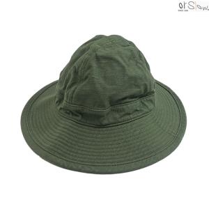 orSlow オアスロウ 03-001-16  US ARMY  HAT  REVERSE SATEEN バックサテン ハット UNISEX Green｜gaku-shop