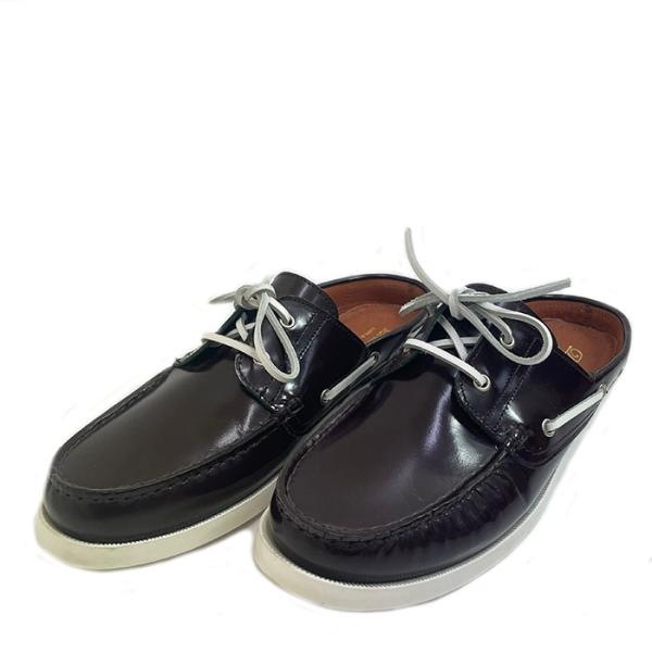 【SALE】 ダナッサ　DANASSA 2092 デッキシューズスリッポン　Bordo　ワインレッド