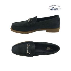 G.H.BASS  ジーエイチバス【SALE】BA11778　LINCOLN SUEDE ホースビット付き モカシンローファー 　Navy　スエードネイビー｜gaku-shop