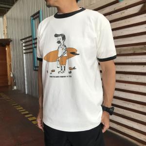 FUNG ファング【SALE】リンガープリントTシャツ CLEAN UP  PIGMENT  ピグメントTee 　White  S.Black｜gaku-shop