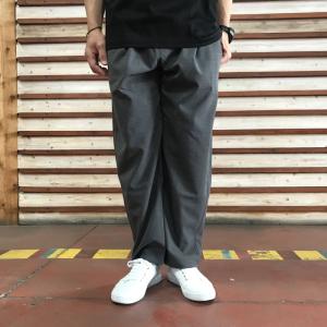 MANUAL ALPHABET マニュアルアルファベット 　リラックスパンツ　MAP235 ESSENTIALS PANT エッセンシャルズ イージーパンツ　Grey｜gaku-shop