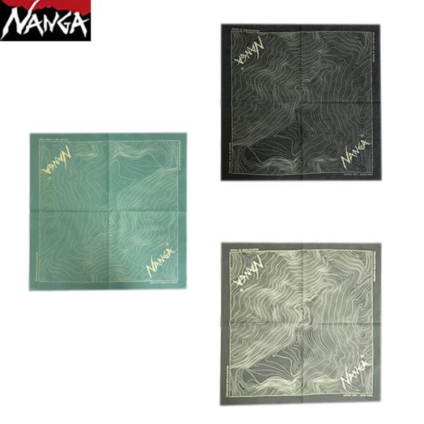 NANGA ナンガ PARBAT CONTOUR MAP BANDANNA  パルバット コントアー...