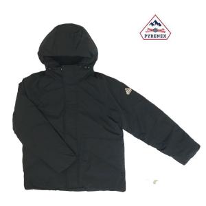 PYRENEX ピレネックス  国内正規品 【SALE】HMS019 COVERT コヴェール フード付きダウンジャケット 　Black　ブラック｜gaku-shop