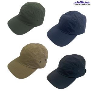 THOUSAND MILE サウザンドマイル Cap ナイロンキャップ TM241TW00080 UNISEX  Black  Fox  Olive  Navy｜gaku-shop