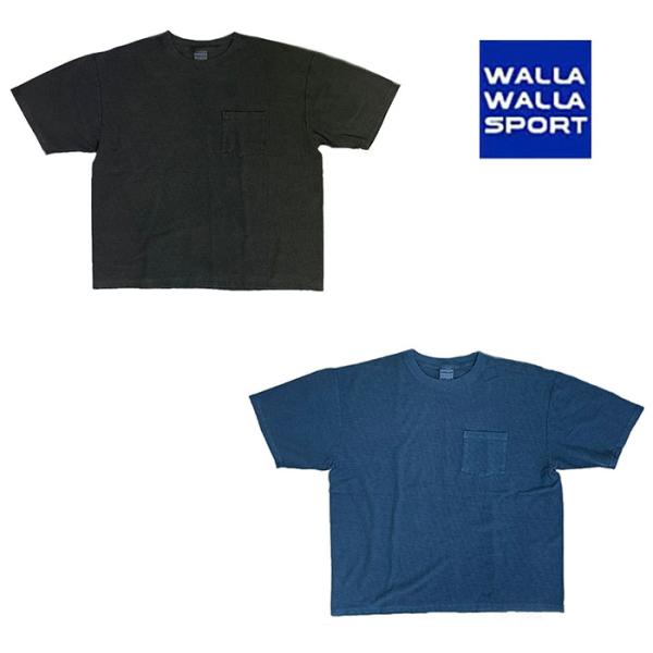 WALLA WALLA SPORT ワラワラスポーツ   RIDGE POCKET TEE PIGM...