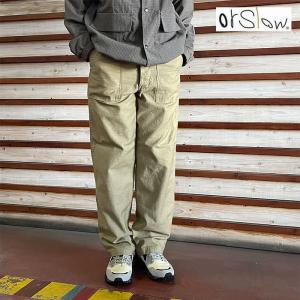 orSlow オアスロウ OG107バックサテン ファティーグパンツ L orSlow | バックサテン ファティーグパンツ MEN（その他パンツ
