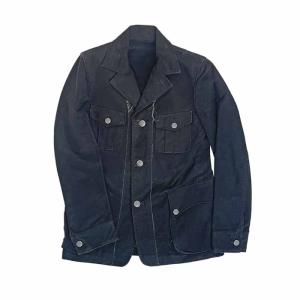 bukht ブフト 日本製 SAFARI JACKET サファリジャケット B-M91405 2(M) BRICK(レンガ) ノーカラー ミリタリー ワーク アウター【新古品】【中古】【bukht】 新品 bukht ブフト 日本製 SAFARI JACKET サファリジャケット B-M91405