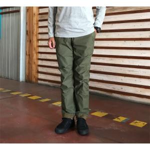 STUDIO ORIBE　スタジオオリベ　リブパンツ　RP231  NEW RIB　PAN　チノストレッチ素材  通年リブパンツ　Khaki カーキ｜gaku-shop