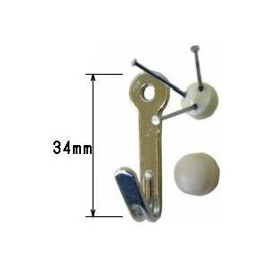 石膏クギＪフック シングル(2個入り) 石膏ボード用フック