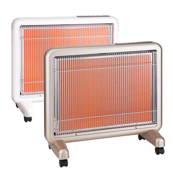 【4,000円お得】日本製 遠赤外線パネルヒーター サンルミエ・エクセラ7 2台セット(ゴールド・ホ...