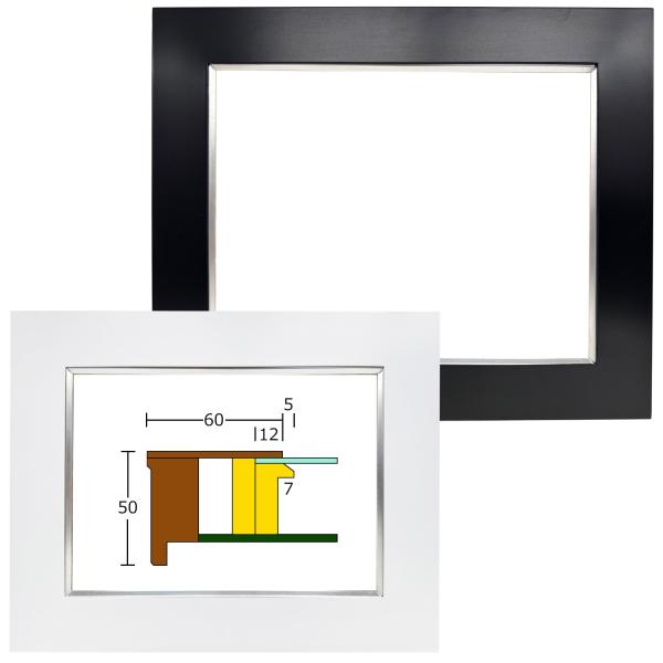 油絵額縁 FLAT アクリル付 /228×228(SSM)のキャンバス・パネル用(厚さ25ミリ以下)