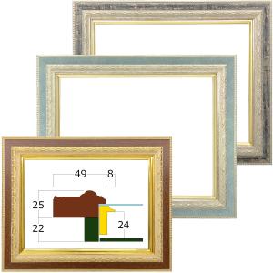 3455 F30号 油絵用額縁、油彩用額縁、油彩額、油絵額、 : 鏡と額縁の