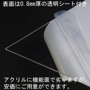手ぬぐい額 ステインフレーム 0.8ミリ厚透明...の詳細画像3