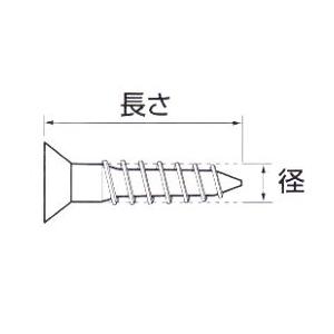 No.6707 鉄木ネジ皿頭(ニッケル)2.7×13mm 10グロス入り(1440本)｜gakubutiya