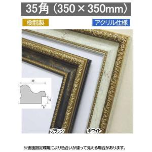 【受注生産品】1644 (350×350mm) デッサン額縁 樹脂製 正方形 35角