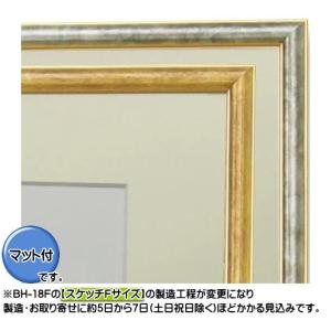 3669 F6水彩額縁 マット付き 大仙 おしゃれ パステル 超〜軽量800g