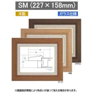 8111 ゴールド SM (サムホール) (227×158mm) アクリル板付 油絵額縁