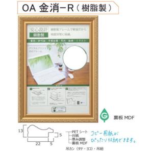 OA金消-R 樹脂製 賞状額 コピー用紙 サイズ A4(297×210mm) 大仙｜gakubutiya