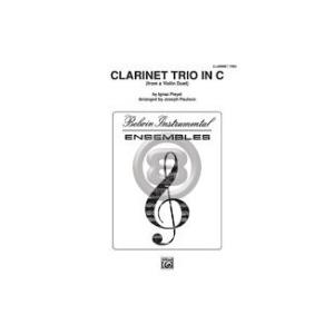 [楽譜] トリオC 【クラリネット三重奏】 《輸入木管アンサンブル》 (CLARINET TRIO IN C (3 Cla) 《輸入楽譜》の商品画像