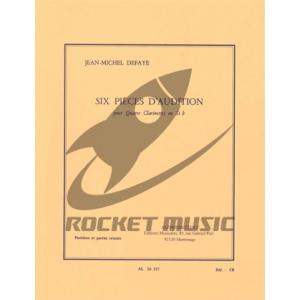 クラリネット・アンサンブル・4重奏・オーディション6小品 クラリネット・アンサンブル・4重奏・オーディション6小品