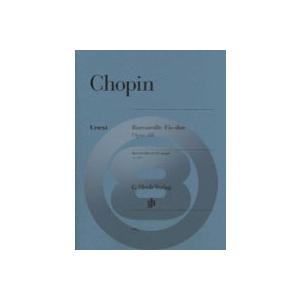 [楽譜] ショパン／舟歌 嬰ヘ長調 op.60(原典版/ヘンレ社)《輸入ピアノ楽譜》【10,000円...