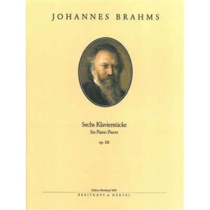 [楽譜] ブラームス／6つの小品 op.118《輸入ピアノ楽譜》【10,000円以上送料無料】(Se...