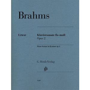 [楽譜] ブラームス／ピアノソナタ嬰へ短調 op.2(原典版/ヘンレ社)《輸入ピアノ楽譜》【10,0...