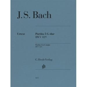[楽譜] バッハ／パルティータ 第5番 ト長調 BWV 829 (運指付き)《輸入ピアノ楽譜》【10...