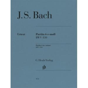 [楽譜] バッハ／パルティータ 第6番 ホ短調 BWV 830 (運指付き) 《輸入ピアノ楽譜》 (Partita no. 6 e minor BWV 830) 《輸入楽の商品画像