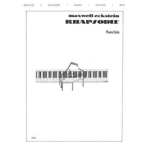 [楽譜] マックスウェル・エクスタイン／ピアノのためのラプソディ《輸入ピアノ楽譜》【10,000円以...