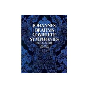 [楽譜] ブラームス／交響曲全集 《輸入オーケストラスコア》 (Symphonies (Complete) 《輸入楽譜》の商品画像