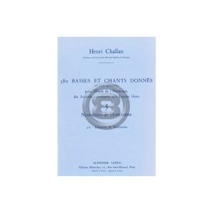 楽譜] シャラン／380の和声課題集バス課題とソプラノ課題5B:解答例