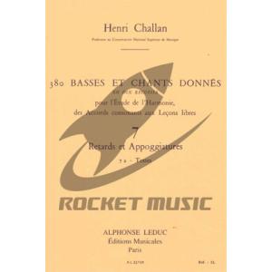 楽譜] シャラン／380の和声課題集バス課題とソプラノ課題7A:問題