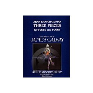 楽譜] ハチャトゥリアン／3つの小品《輸入フルート楽譜》【10,000円