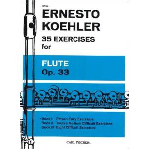 [楽譜] ケーラー／フルートのための35の練習曲 op.33 第1巻《輸入フルート楽譜》【10,000円以上送料無料】(35 Exercises Book 1)《輸入楽譜》