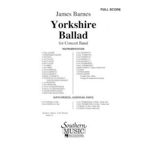 ヨークシャー・バラード J.バーンズ 吹奏楽譜(スコア+パート) 中古美品 楽譜] ヨークシャーバラード (Second Edition) (バーンズ) (スコアのみ