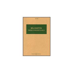 楽譜　バルトーク／ピアノ協奏曲 第3番（輸入楽譜／スコア（ポケット））