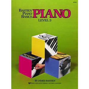 楽譜  バスティン ピアノ ベーシックス ピアノのおけいこ レベル 3(英語版)(WP203S)
