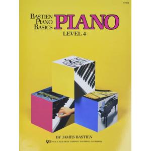 楽譜  バスティン ピアノ ベーシックス ピアノのおけいこ レベル 4(英語版)(WP204S)