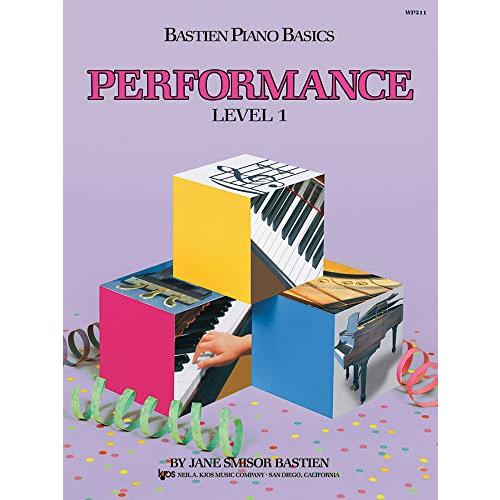 楽譜  バスティン ピアノ ベーシックス パフォーマンス ピアノの演奏 レベル 1 英語版(WP21...