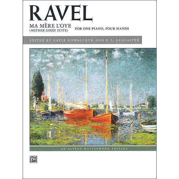 楽譜　M.ラヴェル／マ・メール・ロワ（22554／1台4手ピアノ連弾／輸入楽譜（T））