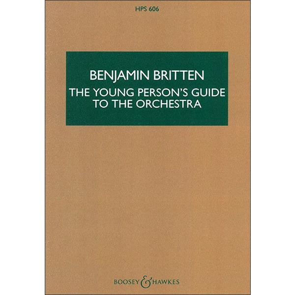 楽譜　B.ブリテン／青少年のための管弦楽入門（スタディ・スコア／輸入楽譜（T））