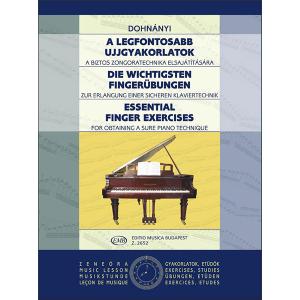 楽譜　ドホナーニ／指の練習(／50511291／ピアノ・ソロ／輸入楽譜（T）)