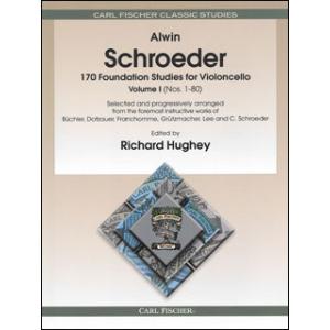 楽譜　シュレーダー／170の基礎的な練習曲 第1巻(O2469／チェロ教本／輸入楽譜（T）)