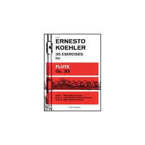 楽譜　ケーラー／35の練習曲 第2巻（フルート／輸入楽譜（T））