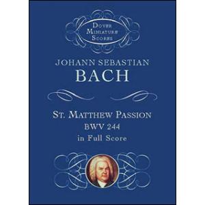 楽譜 バッハ, J. S./マタイ受難曲 BWV 244(独語・英語)(原典版)(Durr