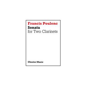 楽譜　プーランク／2本のクラリネットのためのソナタ（クラリネット（パート譜なし）／輸入楽譜（T））
