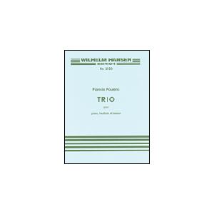 楽譜　プーランク／オーボエ、バスーンとピアノのための三重奏曲(14025951／木管アンサンブル／輸...