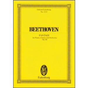 楽譜　ベートーヴェン／合唱幻想曲 ハ短調 作品80(オーケストラ・スコア (小型スタディスコア)／輸...