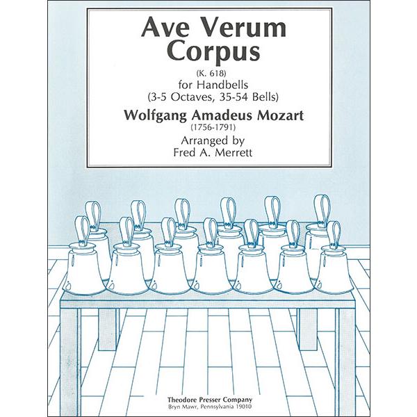 楽譜　モーツァルト／アヴェ・ヴェルム・コルプス K.618（F Key）（ハンドベル（3〜5オクター...